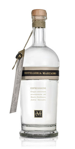 Grappa Espressioni Bianca 43° Distilleria Marzadro